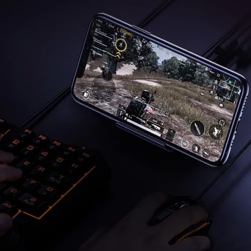 Baseus Gamo Mobile Game Adapter 2x USB HUB GA01 billentyűzet és egér csatlakoztatáshoz, Fekete