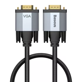   Baseus Enjoyment VGA kábel 1 méter (VGA apa, VGA apa) (CAKSX-T0G) szürke