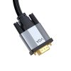 Baseus Enjoyment VGA kábel 1 méter (VGA apa, VGA apa) (CAKSX-T0G) szürke