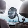 Baseus Backseat Fan fejtámlára illeszthető autós ventilátor - CXQC-B03, Fekete