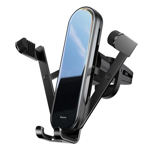 Baseus Penguin Gravity(SUYL-QE01) Szellőzőrácsba rögzíthető autós telefontató, fekete