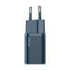 Baseus Super Si 1C hálózati töltő, Type-C, 20W/3A - CCSUP-B03, Kék