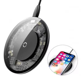 Baseus Simple Stylish vezeték nélküli töltő (2A 1.67A 10W - USB / Lightning kábel 1,2m) -