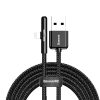 Baseus Game Elbow (CAL7C-B01) iPhone Lightning kábel, 1.5A, 2 méter, fekete