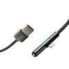 Baseus Game Elbow (CAL7C-B01) iPhone Lightning kábel, 1.5A, 2 méter, fekete