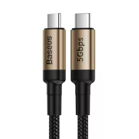 Baseus Cafule Nylon borítás, Type C-Type C PD3.1 60W 20V/3A QC3.0 1M adat és töltőkábel (C