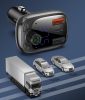 Baseus S-13 Bluetooth FM Transmitter MP3 + 2 Usb+ Type C, autós töltő (CCTM-B01), Fekete