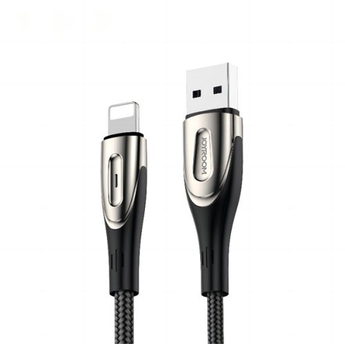 Joyroom Sharp sorozatú USB-A gyorstöltő kábel - Lightning 3A 1,2 m fekete (S-M411)