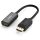 UGREEN MM137 Adapter, DisplayPort kábel (dugasz) - HDMI (aljzat), 4K, fekete