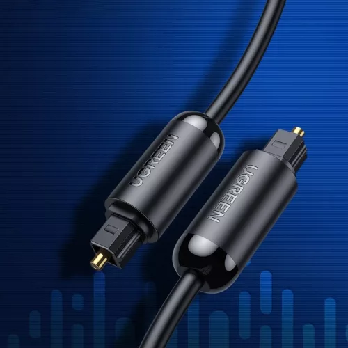 Ugreen 70891 digitális, optikai audiokábel, 1,5 m, Toslink, szürke
