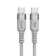 Dudao LC5MAX adat és töltőkábel Type C - Type C, 5A, 100W, 1m, PD, szürke