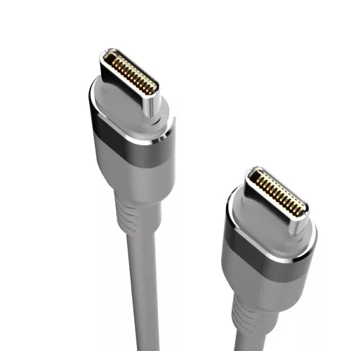 Dudao LC5MAX adat és töltőkábel Type C - Type C, 5A, 100W, 1m, PD, szürke