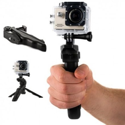 Tripod 3 karos állítható és kézi tartó állvány Gopro sjcam kamerához