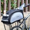 Biciklis / kérekpáros csomagtartóra szerelhetó vízálló táska, telefontartó 13L (válltáska,