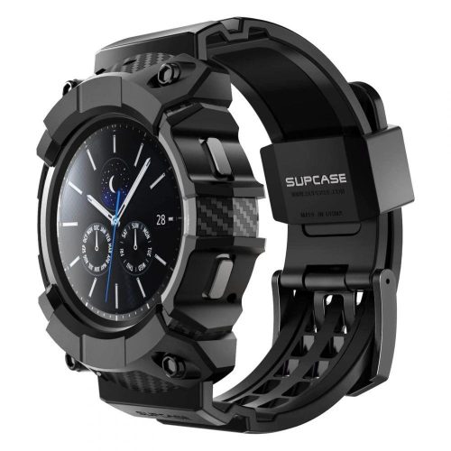 Samsung Galaxy Watch 4 (44 mm) Supcase Unicorn Beetle Pro defender tok és szíj, fekete