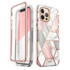   Apple iPhone 12 Pro Max Supcase Cosmo ütésálló defender telefontok márványmintás
