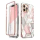 Apple iPhone 12 Pro Max Supcase Cosmo ütésálló defender telefontok márványmintás