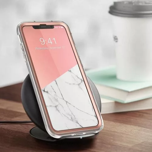 Apple iPhone 12 Pro Max Supcase Cosmo ütésálló defender telefontok márványmintás