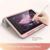 Apple iPad Air 2020 (iPad Air 4) Supcase Cosmo ütésálló flip tablet tok, Rózsaszín/Márvány minta