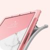 Apple iPad Air 2020 (iPad Air 4) Supcase Cosmo ütésálló flip tablet tok, Rózsaszín/Márvány minta