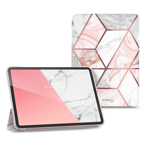 Apple iPad Air 2020 (iPad Air 4) Supcase Cosmo Lite aktív flip ütésálló tablet tok, Rózsas