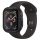 Apple Watch 4-6 / SE (44mm) / 7 (45mm) Spigen Rugged Armor ütésálló okosóra tok - 062CS24469, Fekete