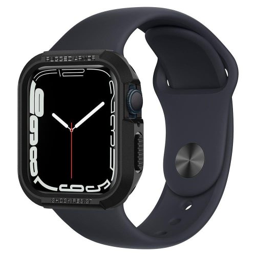 Spigen Premium Rugged Armor ütésálló tok Apple Watch 4/5 (40 mm) készülékekhez, Military Standard Protection, Fekete