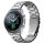 Samsung Galaxy Watch 46mm Spigen Modern Fit rozsdamentes acél szíj, 22mm széles, ezüst