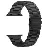 Apple Watch 2 / 3 / 4 / 5 / 6 / SE, 42 és 44 mm Spigen Modern Fit rozsdamentes acél szíj, fekete