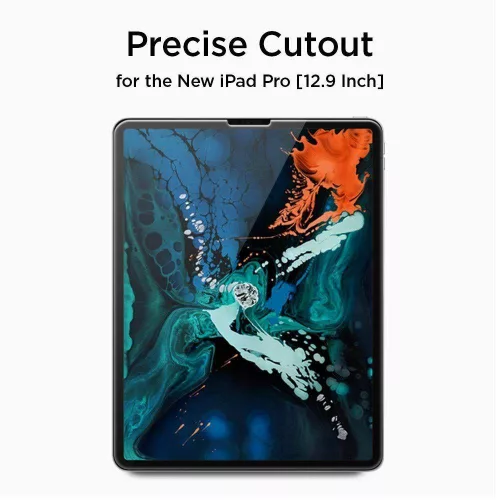 Apple iPad Pro 12.9 (2018/2020/2021) Spigen Glas.Tr Slim tablet üvegfólia, Átlátszó