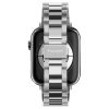 Apple Watch 2 / 3 / 4 / 5 / 6 / SE, 38 és 40mm Spigen Modern Fit rozsdamentes acél szíj, ezüst