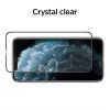 Apple iPhone 11 Pro Max Spigen ALM Glass FC teljes kijelzős üvegfólia, AGL00098, segéd kerettel, fekete kerettel