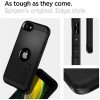 Apple iPhone SE (2020) Spigen Tough Armor prémium dupla rétegű ütésálló telefontok, MIL-STD, Air Cushion technológia, Fekete