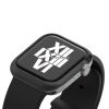 Apple Watch 4 / 5 / 6 / SE (44mm) / 7 (45mm) Ringke Bezel Styling okosróra tok,, dekoratív okosóra kijelző acélkeret, Fekete