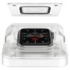 Apple Watch 4 / 5 / 6 / SE (40mm) Spigen Proflex "EZ Fit" Hybrid, flexibilis üvegfólia segédkerettel, AFL01219, fekete kerettel