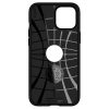 Apple iPhone 12 / 12 Pro Spigen Rugged Armor prémium telefontok, fekete