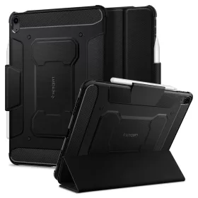   Apple iPad Air 2020 (iPad 4) Spigen Rugged Armor Pro ütésálló szilikon tablet tok, Fekete
