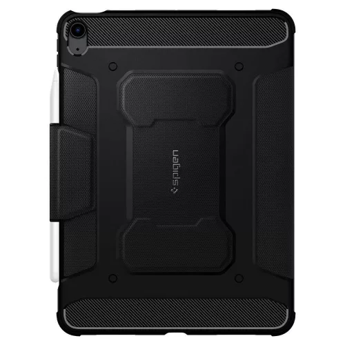 Apple iPad Air 2020 (iPad 4) Spigen Rugged Armor Pro ütésálló szilikon tablet tok, Fekete