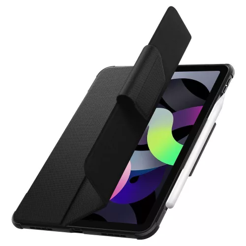Apple iPad Air 2020 (iPad 4) Spigen Rugged Armor Pro ütésálló szilikon tablet tok, Fekete