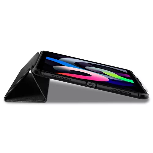 Apple iPad Air 2020 (iPad 4) Spigen Rugged Armor Pro ütésálló szilikon tablet tok, Fekete