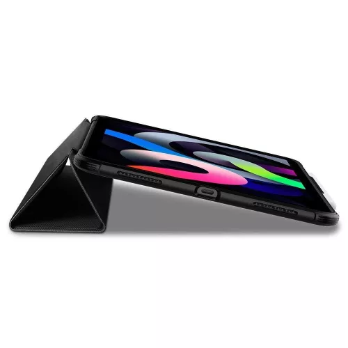 Apple iPad Air 2020 (iPad 4) Spigen Rugged Armor Pro ütésálló szilikon tablet tok, Fekete