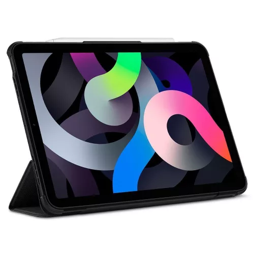 Apple iPad Air 2020 (iPad 4) Spigen Rugged Armor Pro ütésálló szilikon tablet tok, Fekete