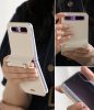 Samsung Galaxy Z Flip Ringke Folio Signature valódi bőr, prémium telefontok vállpánttal, FOSG0001, fekete