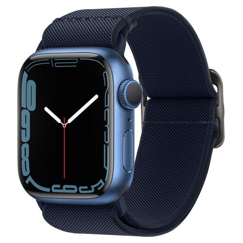 Spigen Fit Lite szíj kompatibilis az Apple Watch 1/2/3/4/5/6/SE (42/44mm) sötétkék órával