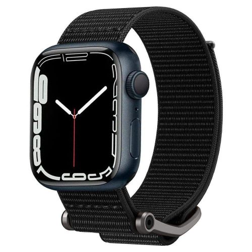 Spigen DuraPro Flex Szíj Kompatibilis Apple Watch 1/2/3/4/5/6/7 / SE (42/44 / 45mm) Fekete