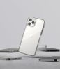 Apple iPhone 12 / 12 Pro Ringke Fusion műanyag telefontok szilikon kerettel (MIL-STD 810G-516.6 tanúsítvánnyal), Átlátszó