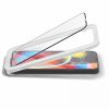Spigen ALM Glass FC 2 darabos üvegfólia készlet, rögzítőrendszerrel, Case friendly, iPhone 13 Pro Max kompatibilis, Black
