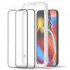 Spigen ALM Glass FC 2 darabos üvegfólia készlet, rögzítőrendszerrel, Case friendly, iPhone 13 Pro Max kompatibilis, Black