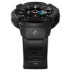 Samsung Galaxy Watch Active 4 (46mm) Spigen Rugged Armor Pro ütésálló okosóra tok szíjjal - ACS03832, Fekete