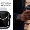 3 lapos átlátszó TPU védelem Spigen Neo Flex készlet, amely kompatibilis Apple Watch 7 45mm-es